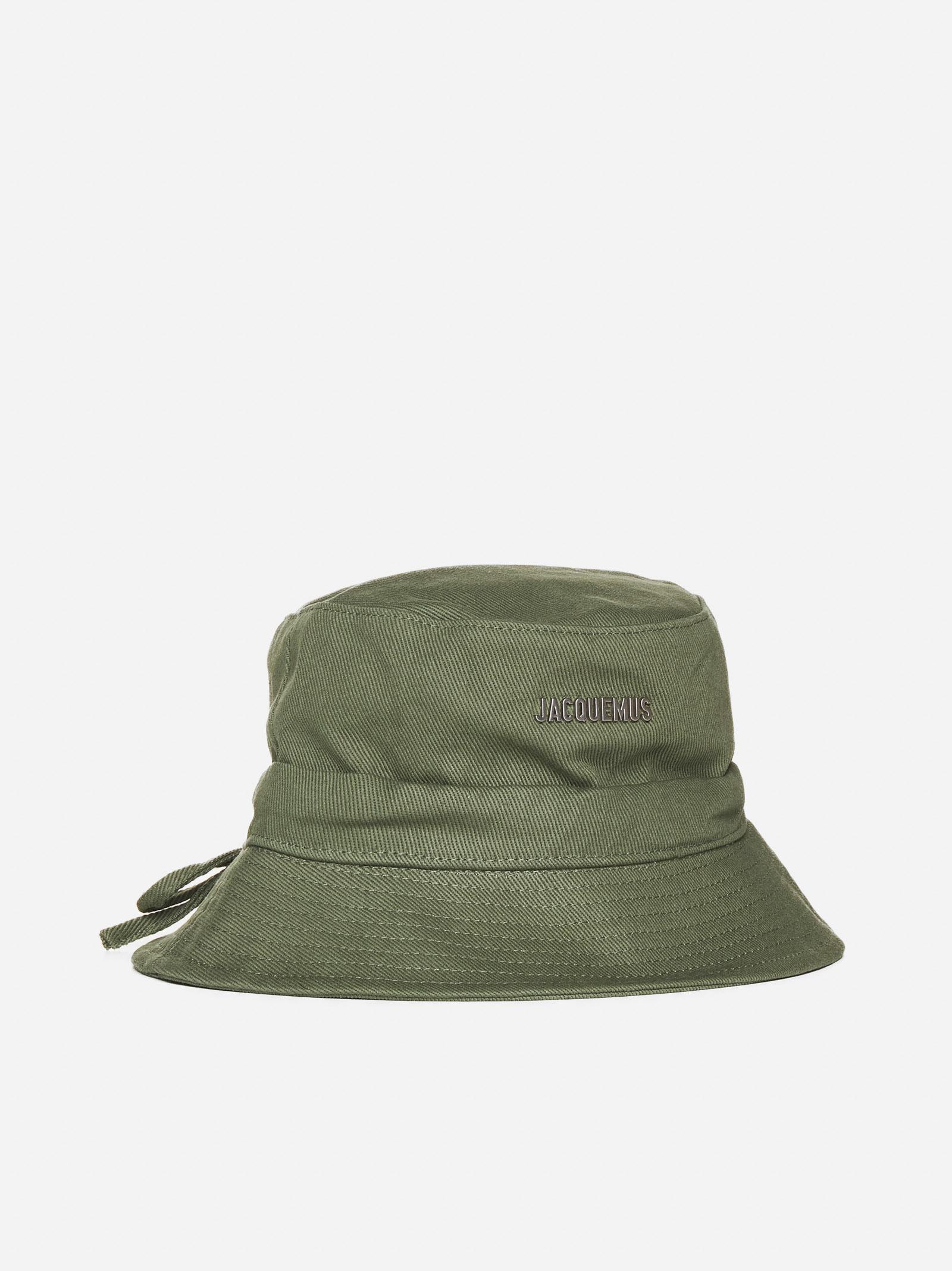 Shop Jacquemus Le Bob Gadjo Cotton Hat In Green
