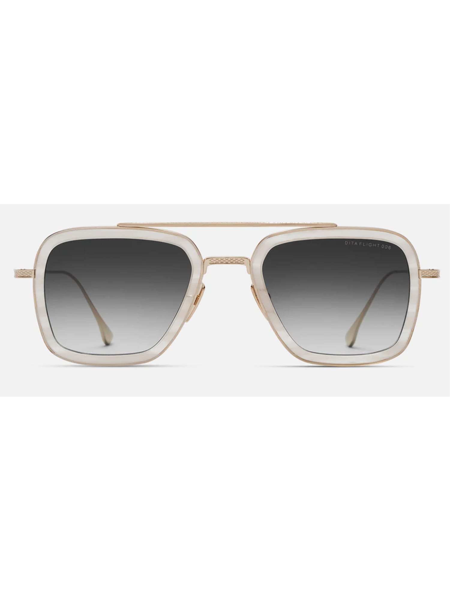 7806/V/WHT/GLD/52 FLIGHT.006 Sunglasses