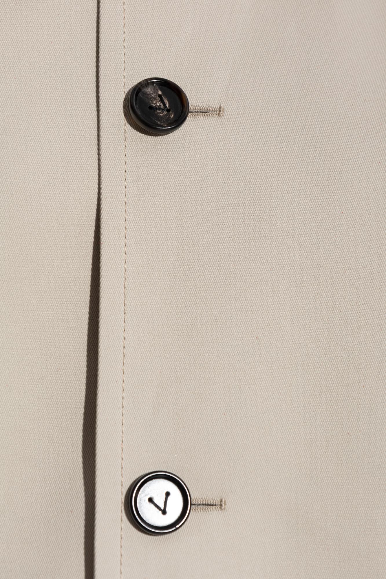 Bottega Veneta Loose-fit Coat In Gray