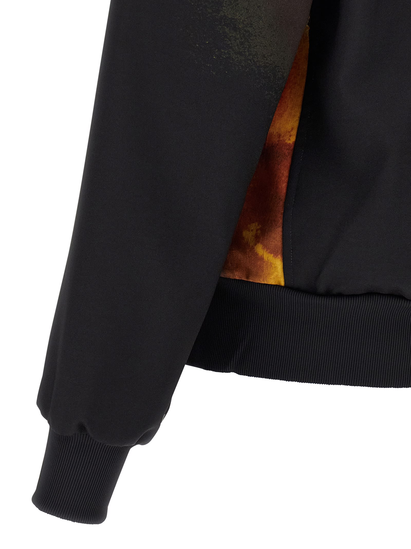 Y-3 Adidas ' Aop - 3-strisce' Sweatshirt In Black