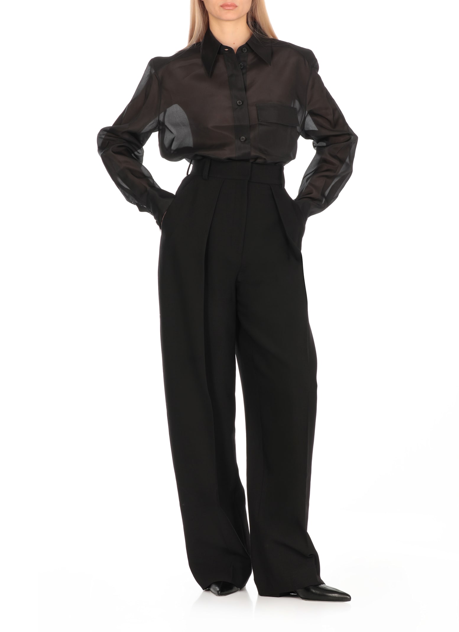 Khaite Yatty Shirt In Black