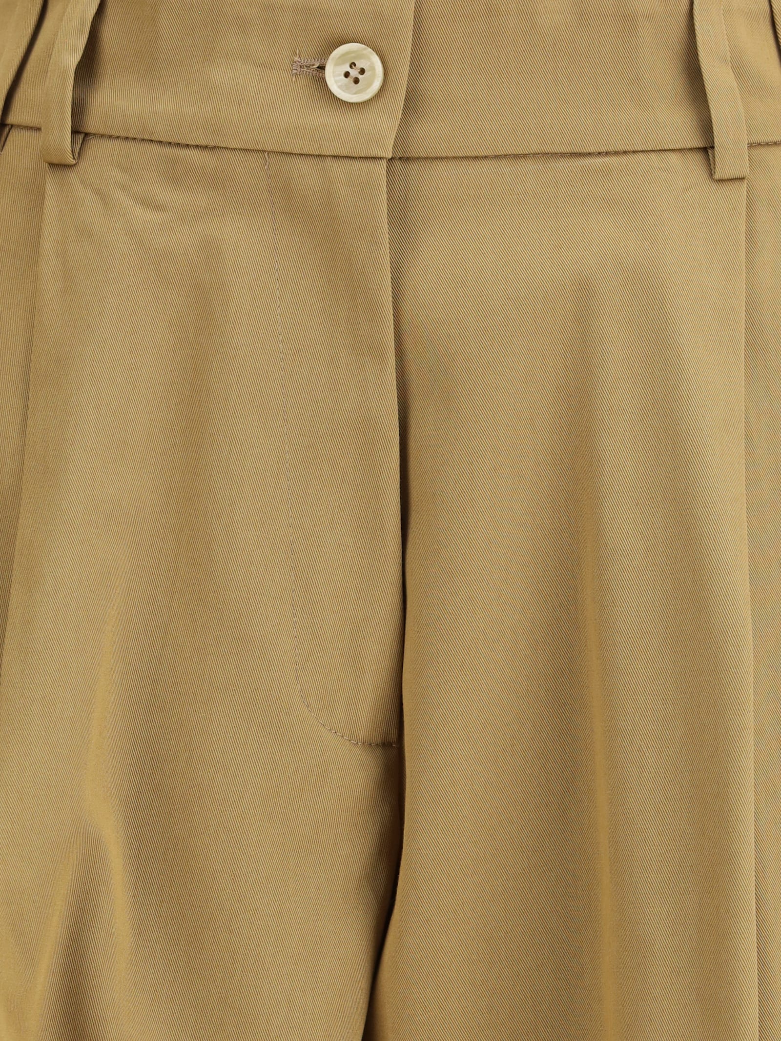 P.a.r.o.s.h P. A.r. O.s. H. Cedro Trousers In Cotton In Brown