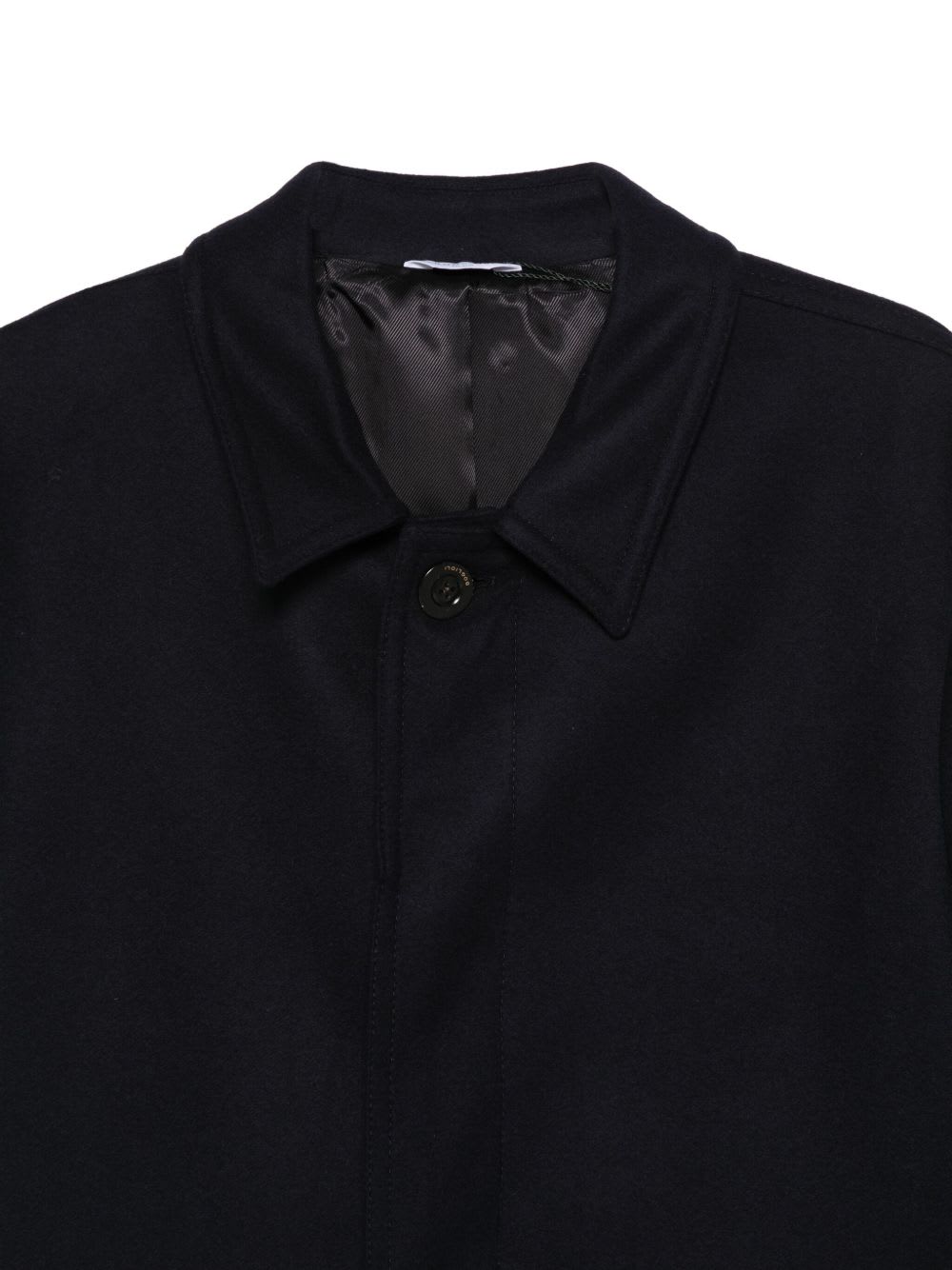 Boglioli Single-breasted Coat In Black