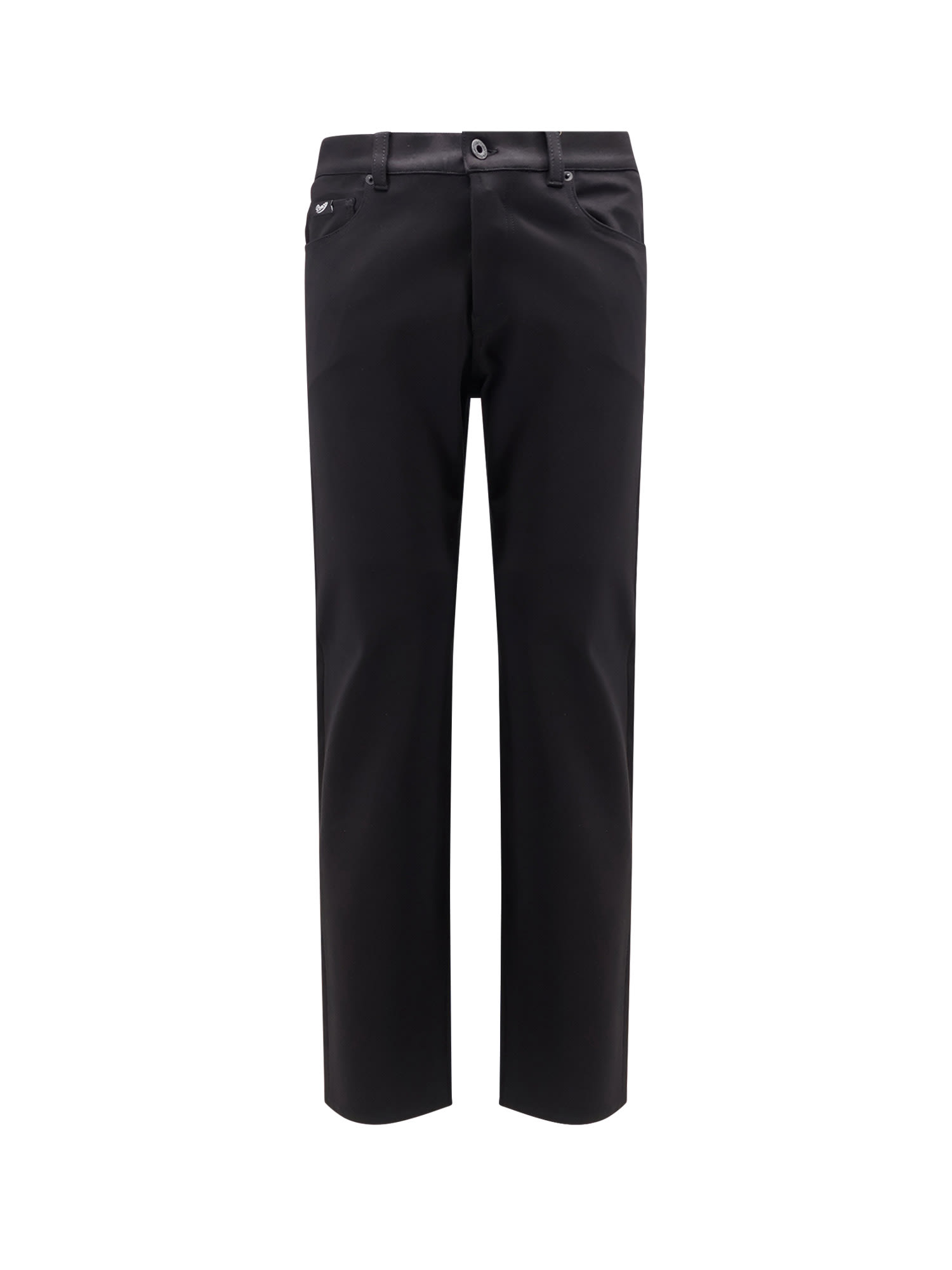 Pence Rico Viscose Blend Trousers In Black