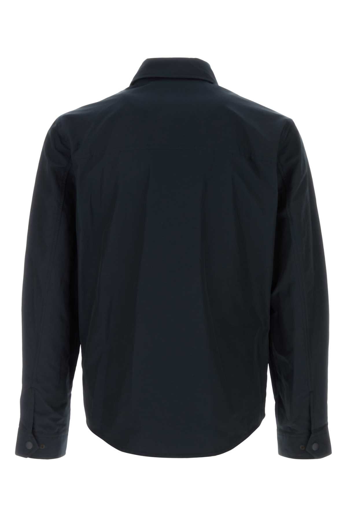 Woolrich Overshirt In Light Ramar In Meltonblue