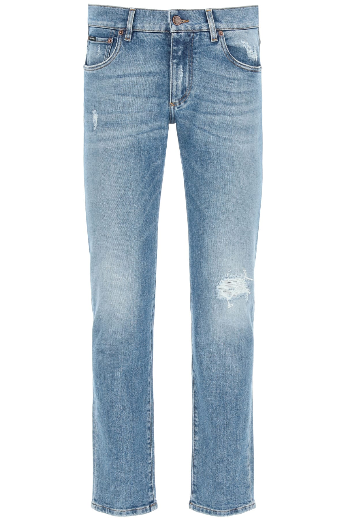 Dolce & Gabbana Slim Fit Jeans With Rips