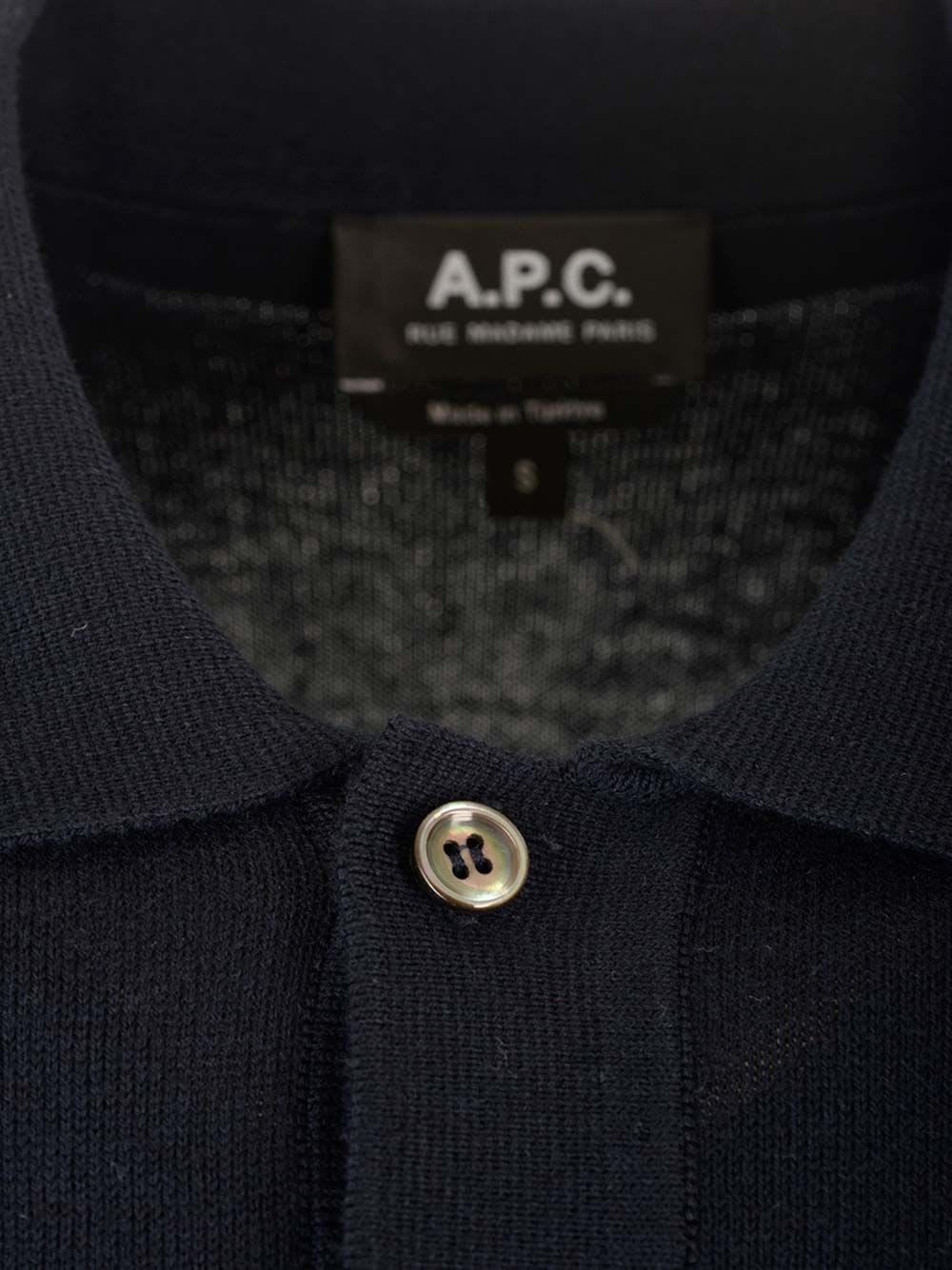 Shop Apc Ollie Polo Shirt In Blue