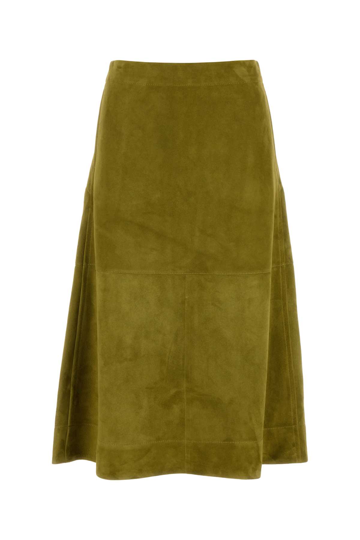 Green Suede Skirt