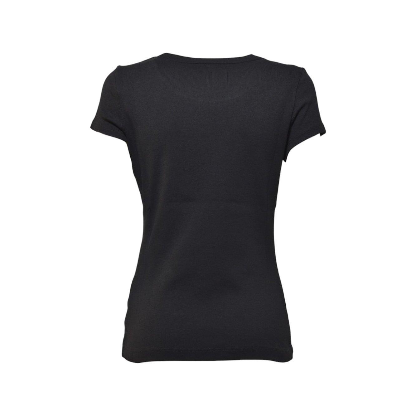 Dsquared2 Black Mini Fit Maple Leaf T-shirt
