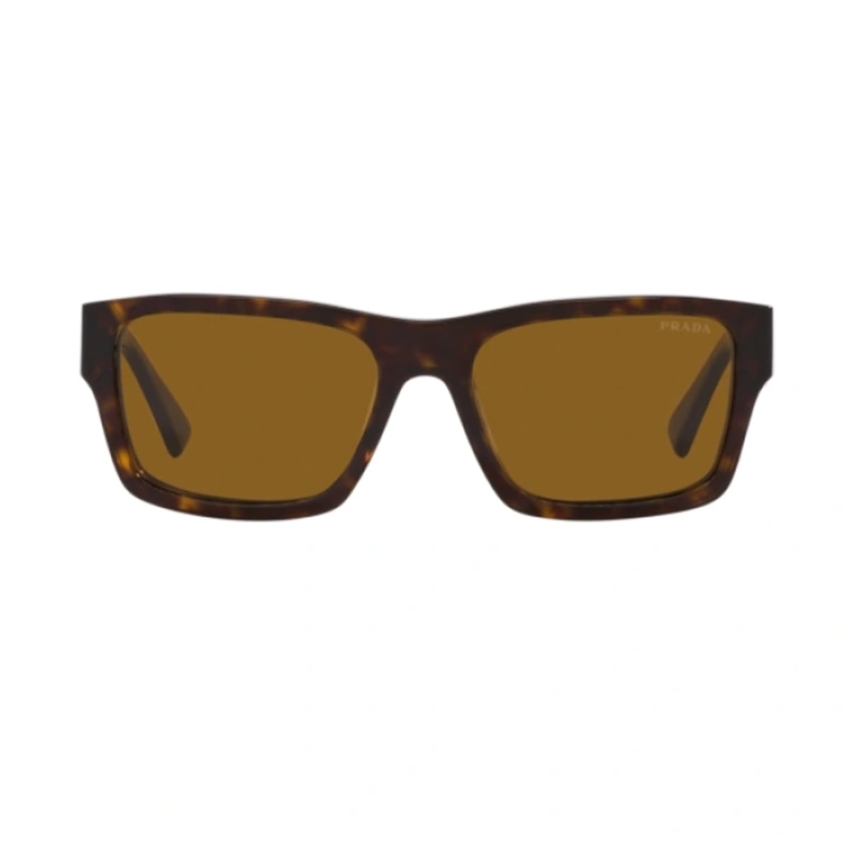 Shop Prada Pr25zs 2au0b0 Tartarugato Sunglasses In Marrone