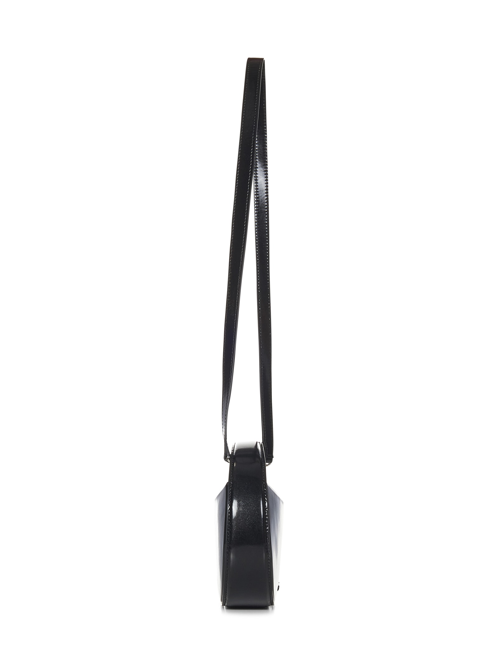 Shop Coperni Small Sound Swipe Handbag In Black