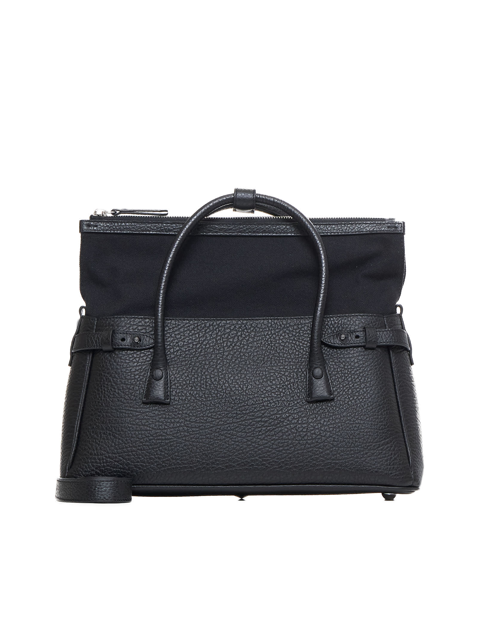 Shop Maison Margiela Tote In Black