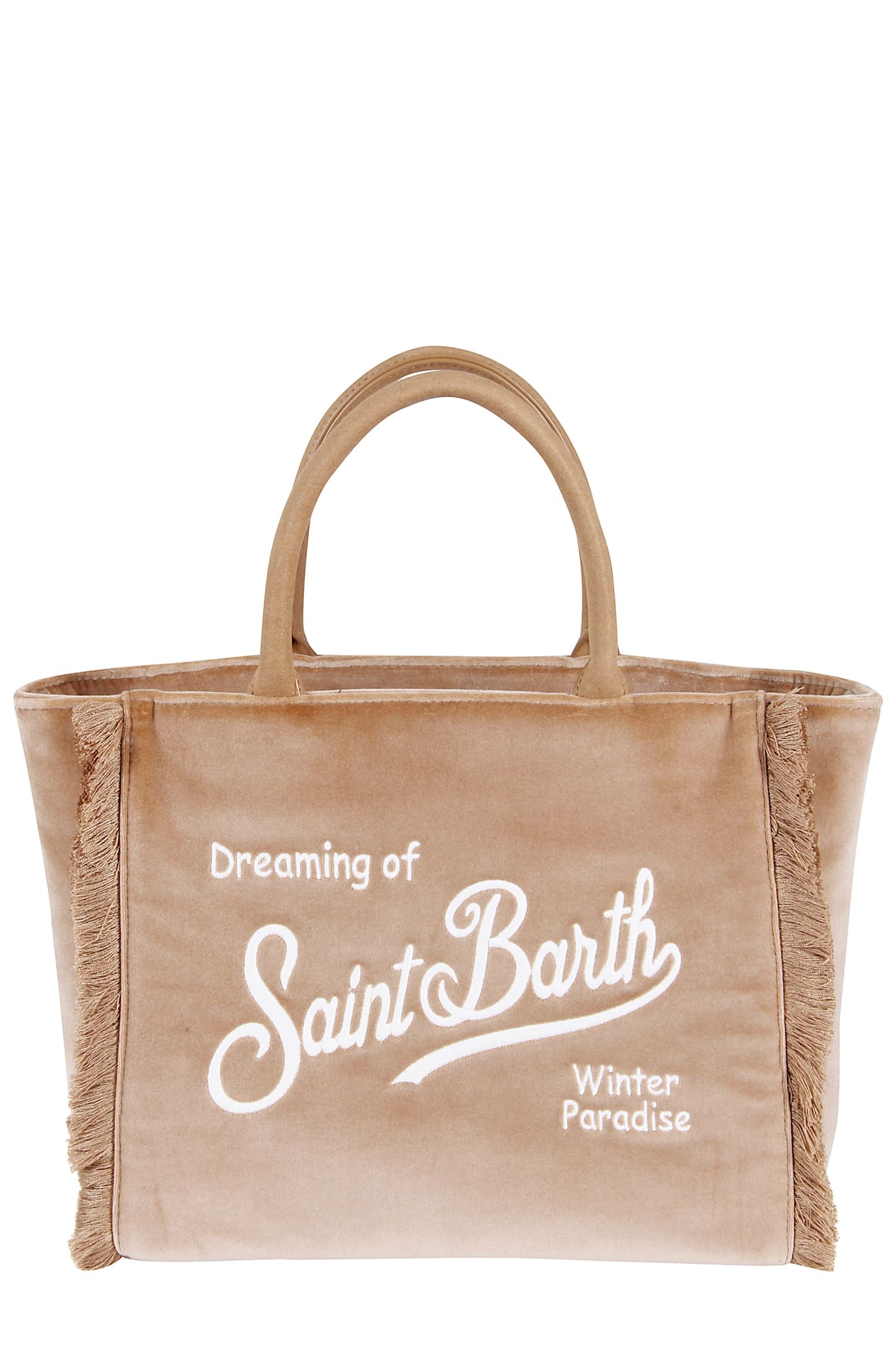 Mc2 Saint Barth Handbag With Strap In Brown