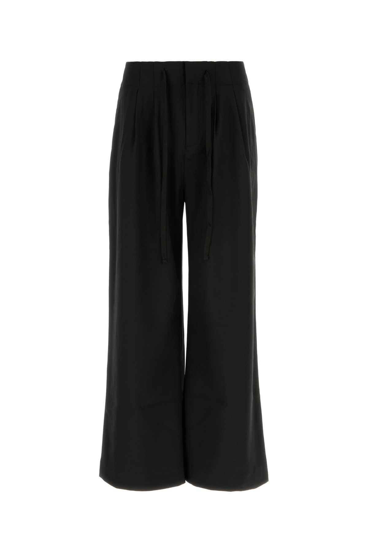 Shop Entire Studios Black Stretch Cotton Pant