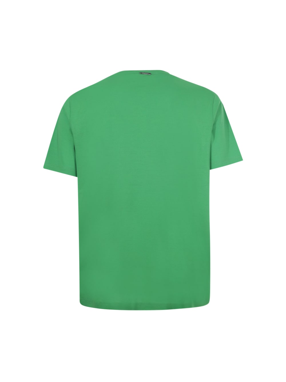 Shop Herno Round Neck T-shirt In Verde