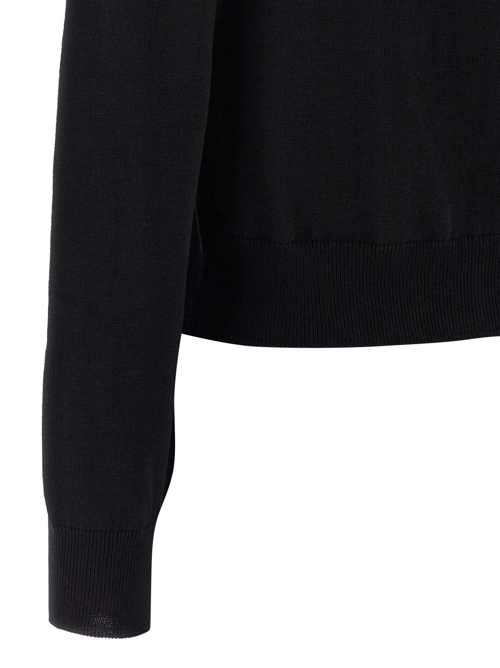 Maison Kitsuné Sweaters In Black
