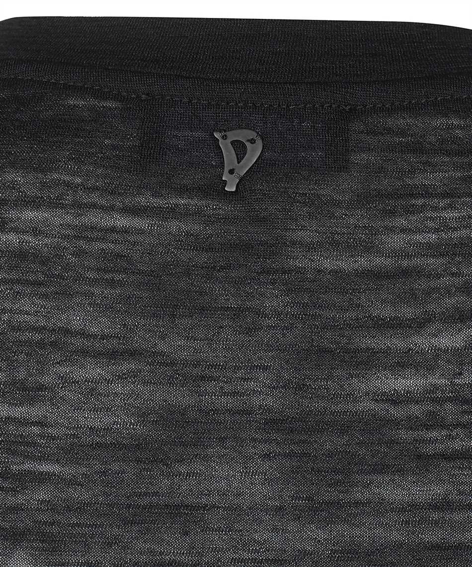 Shop Dondup Long Sleeve Wool T-shirt In Black