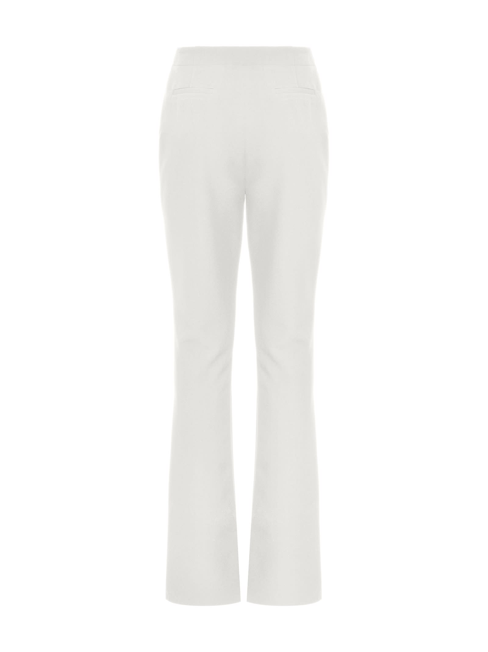 Shop Just Cavalli White Casual Trousers