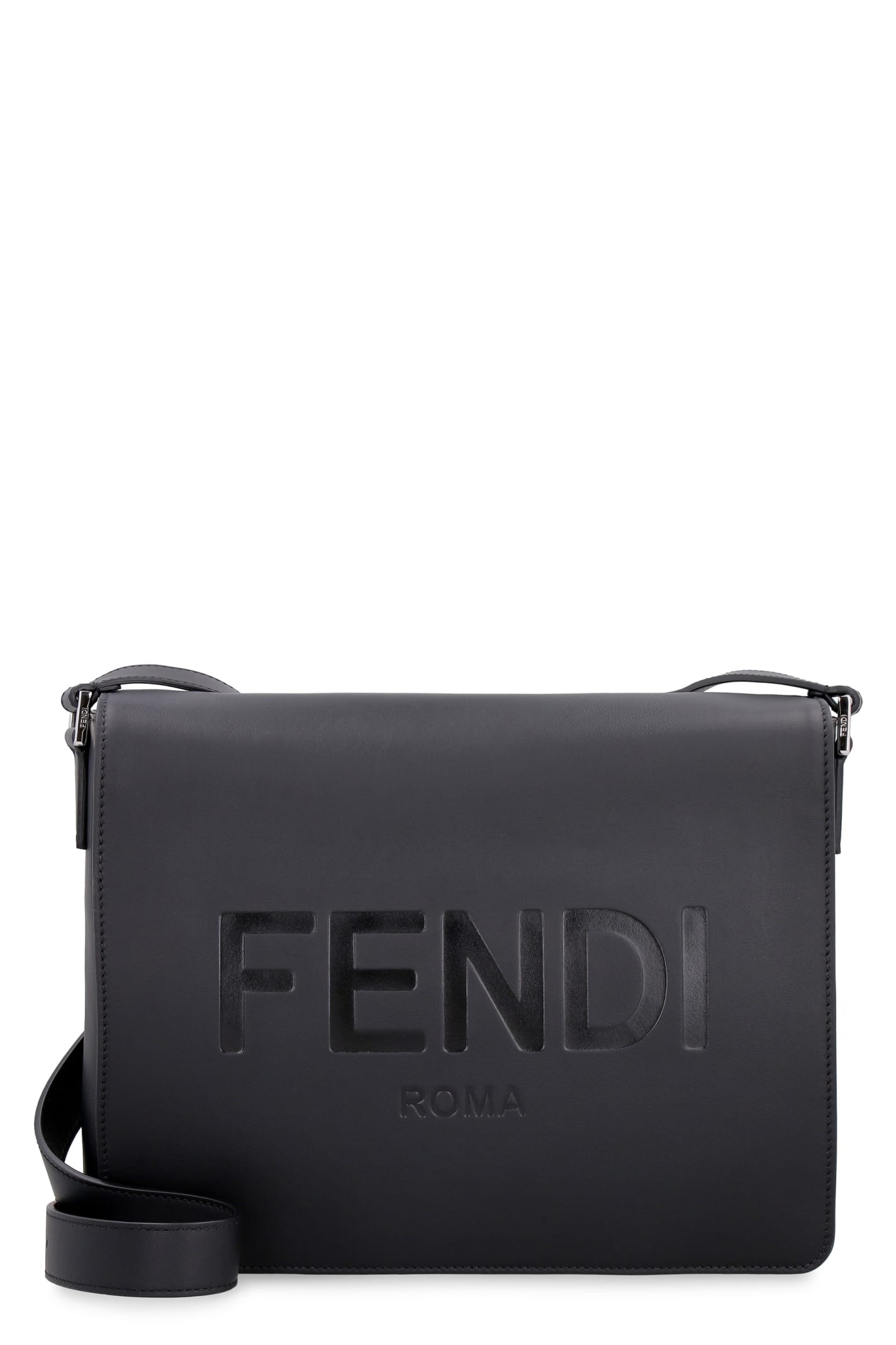 FENDI LEATHER MESSENGER BAG,7VA521AFBF F0GXN