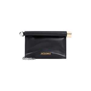 Jacquemus La Pochette Rond Carré In Black