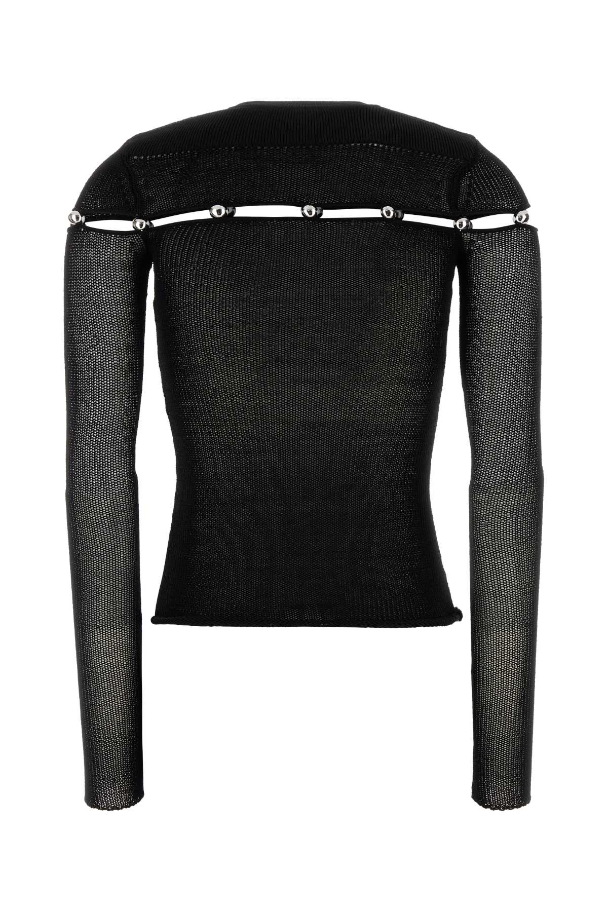 Isabel Marant Black Viscose Blend Elisie Sweater In Black