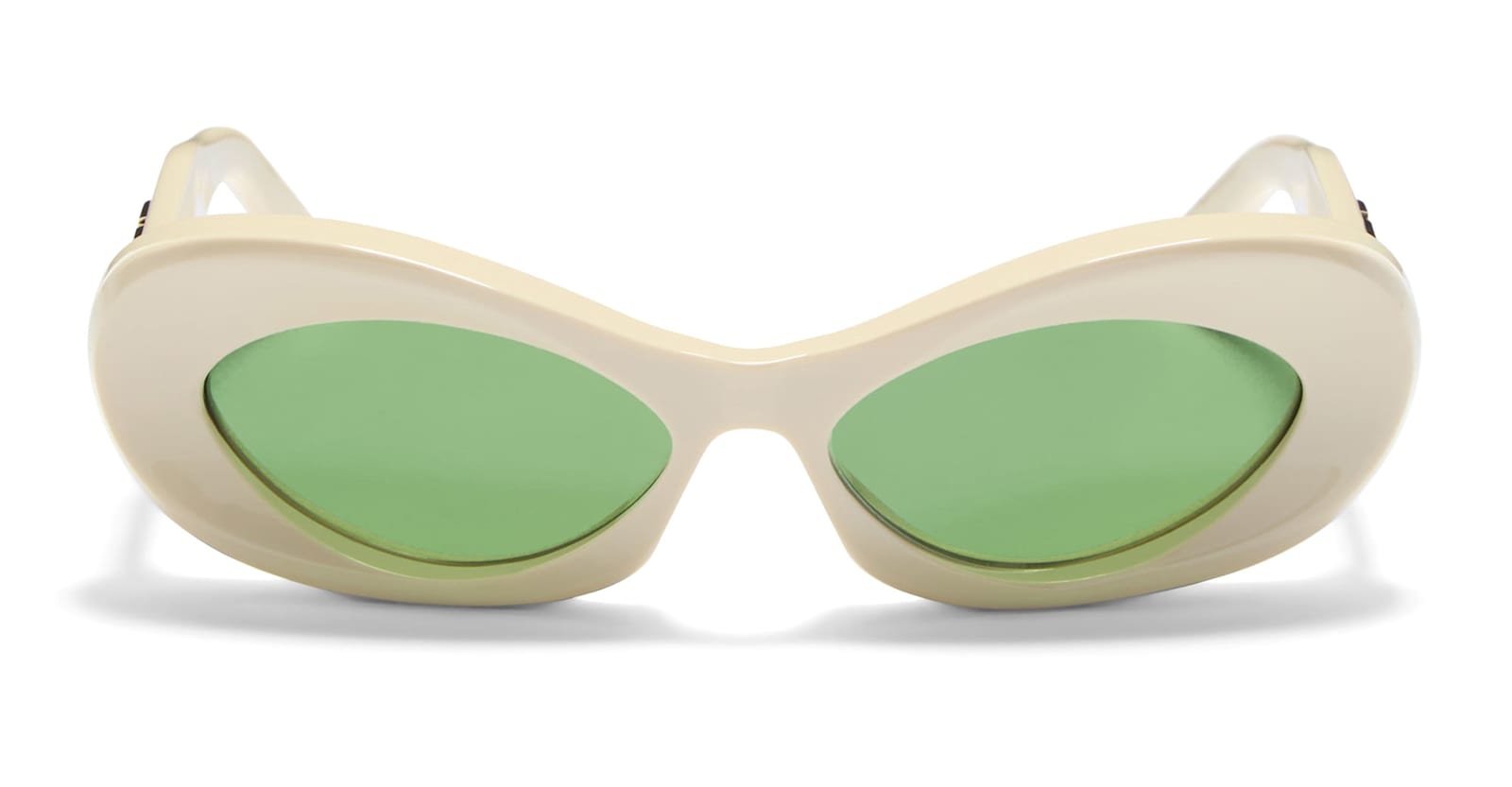 Vls-178b - Ivory / V-light Gold Sunglasses