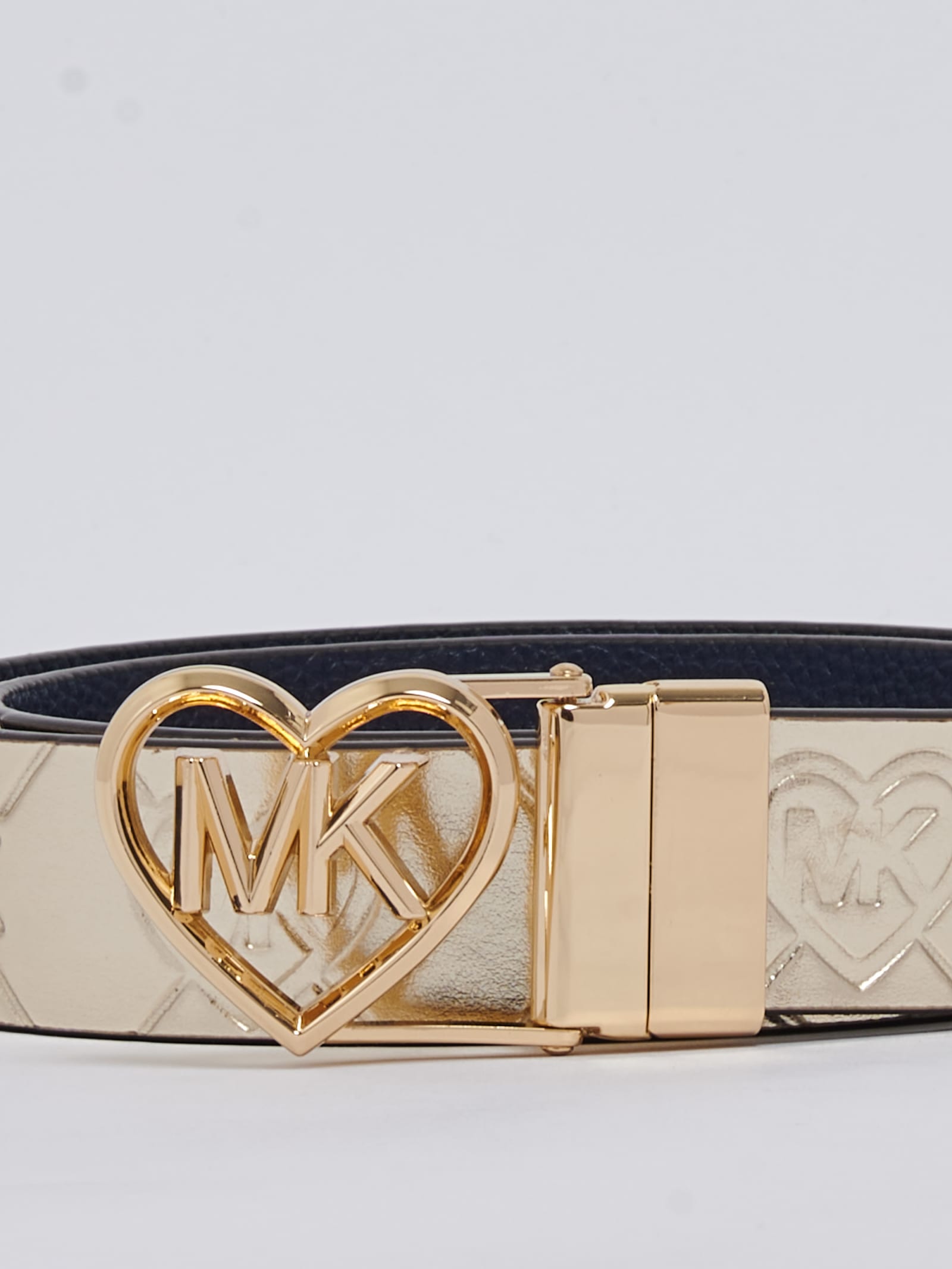 Shop Michael Kors Bel Belt In Oro