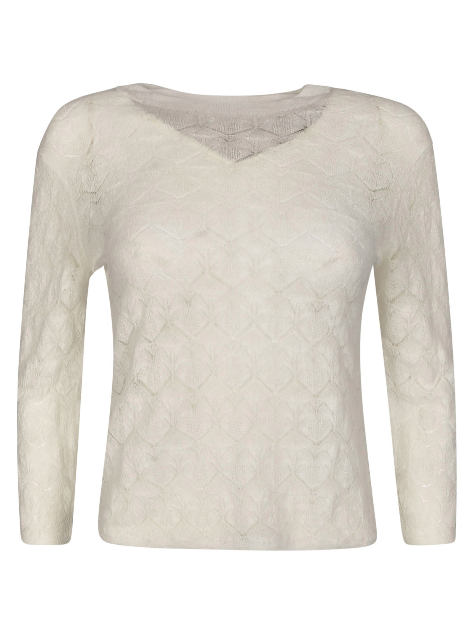 Shop Vince V-neck Sweater In White