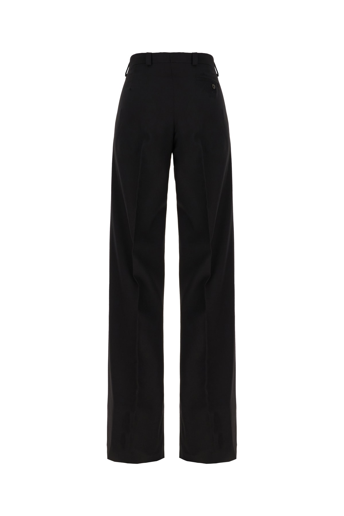 Shop Quira Black Wool Pants In Q0009