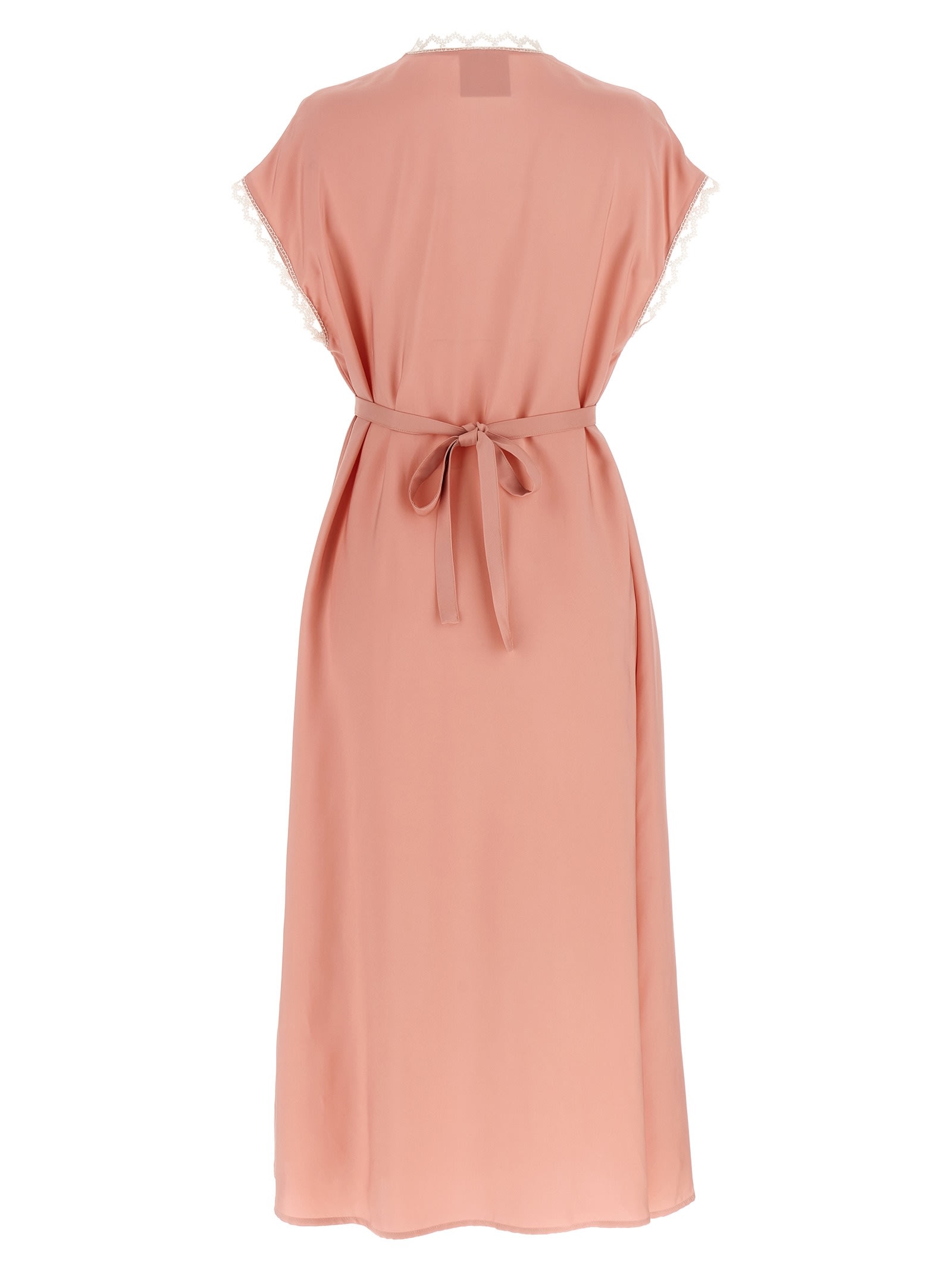 Shop Sleeper The Bow Dress In Pink