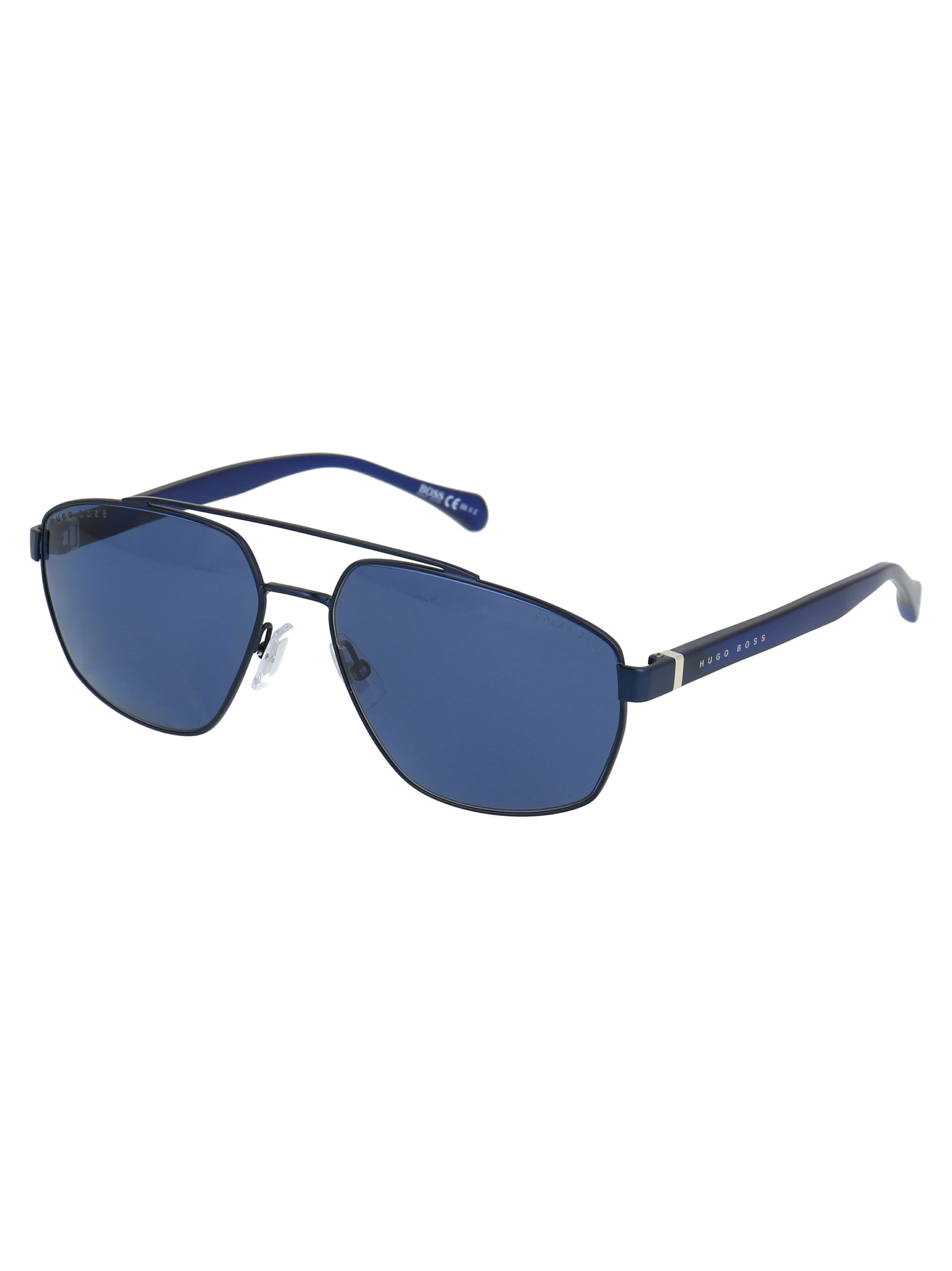 Shop Hugo Boss Boss 1118/s Sunglasses In Fllc3 Mtt Blue M