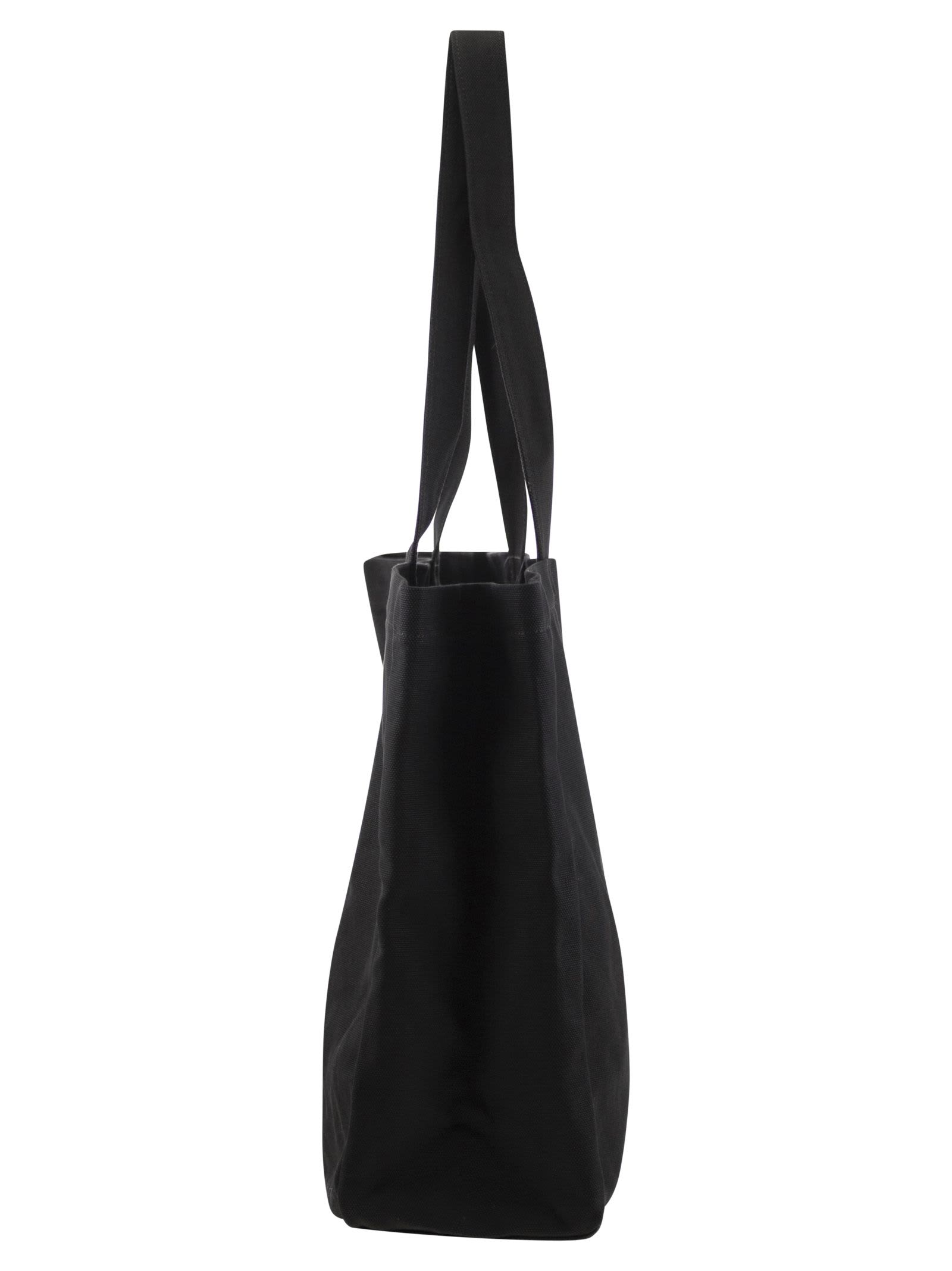 Polo Ralph Lauren Embroidered-logo Tote Bag In Black