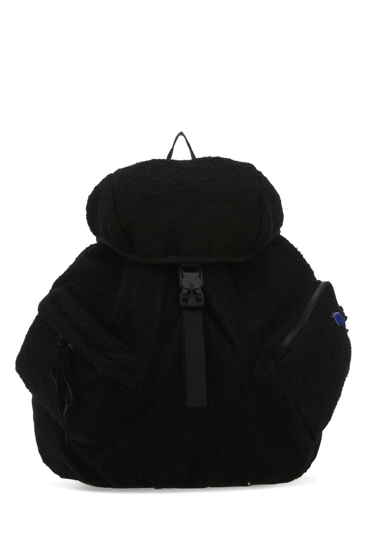 Black Boucle Backpack