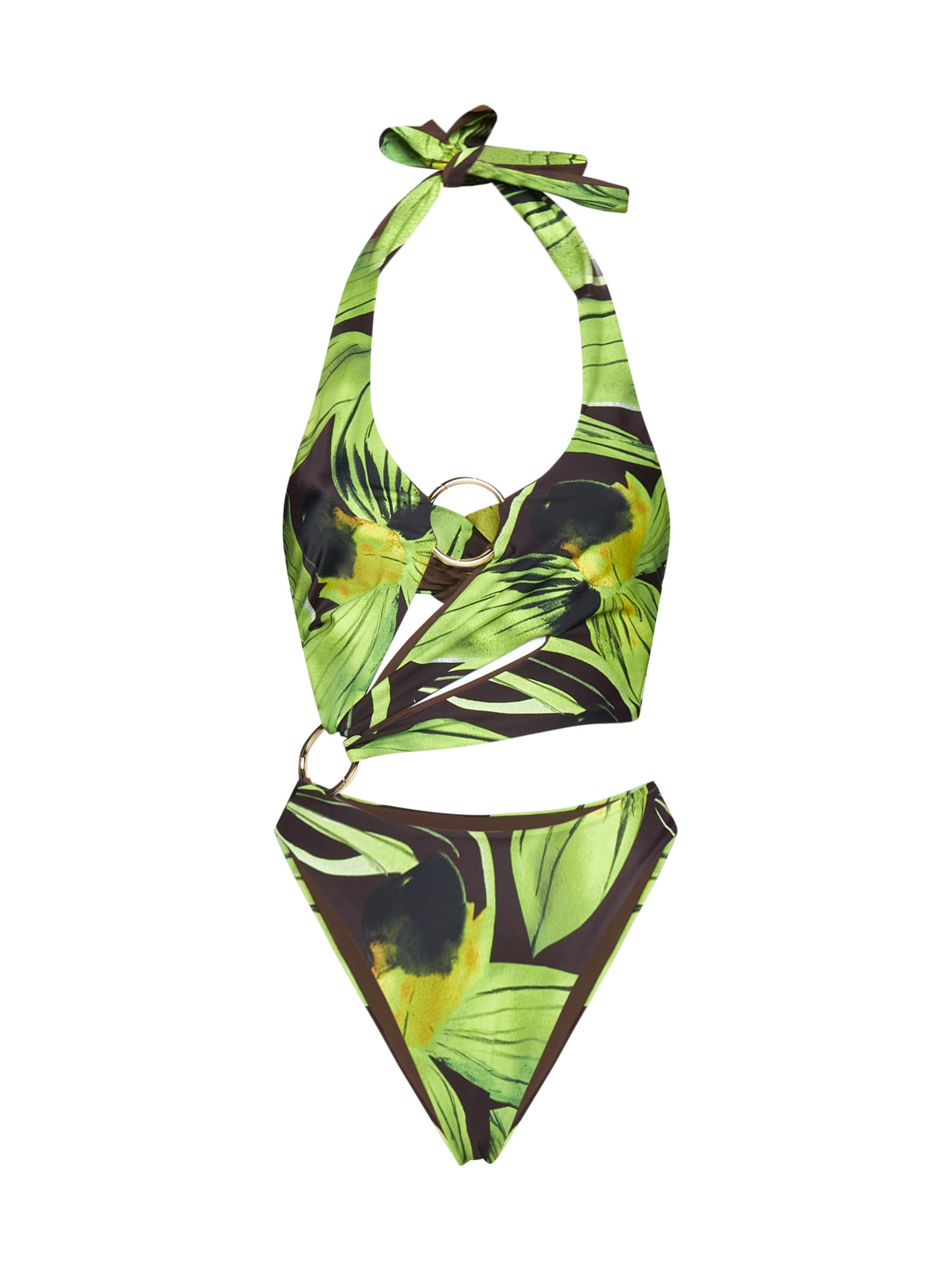 Shop Louisa Ballou Swimwear In Green