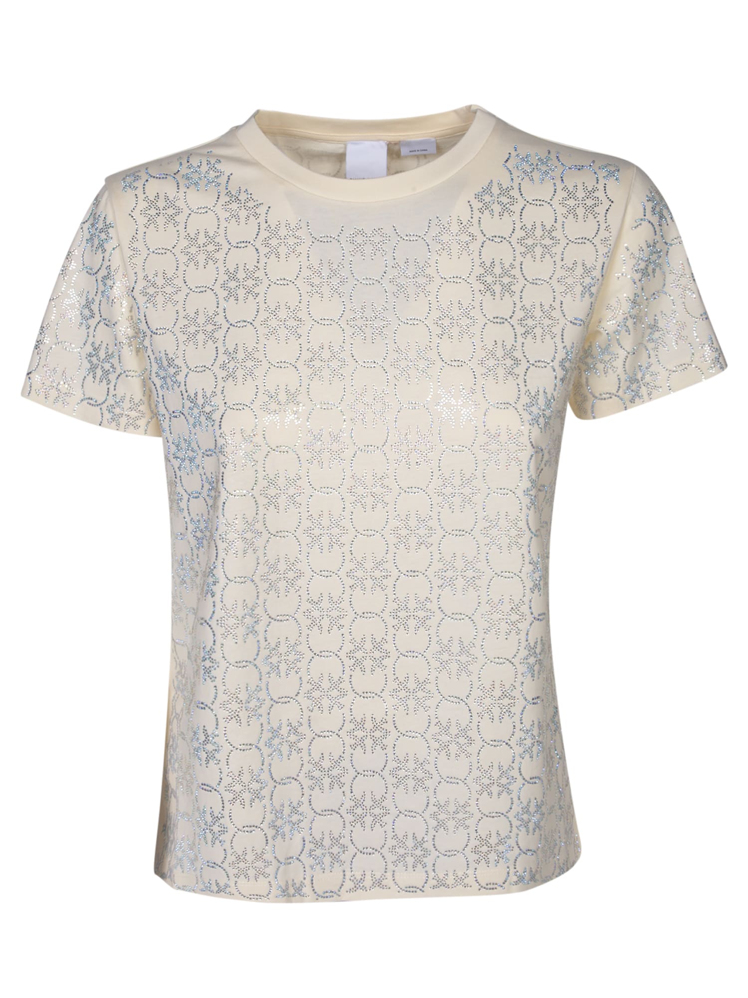 Shop Pinko Tshirt Quentin White T-shirt