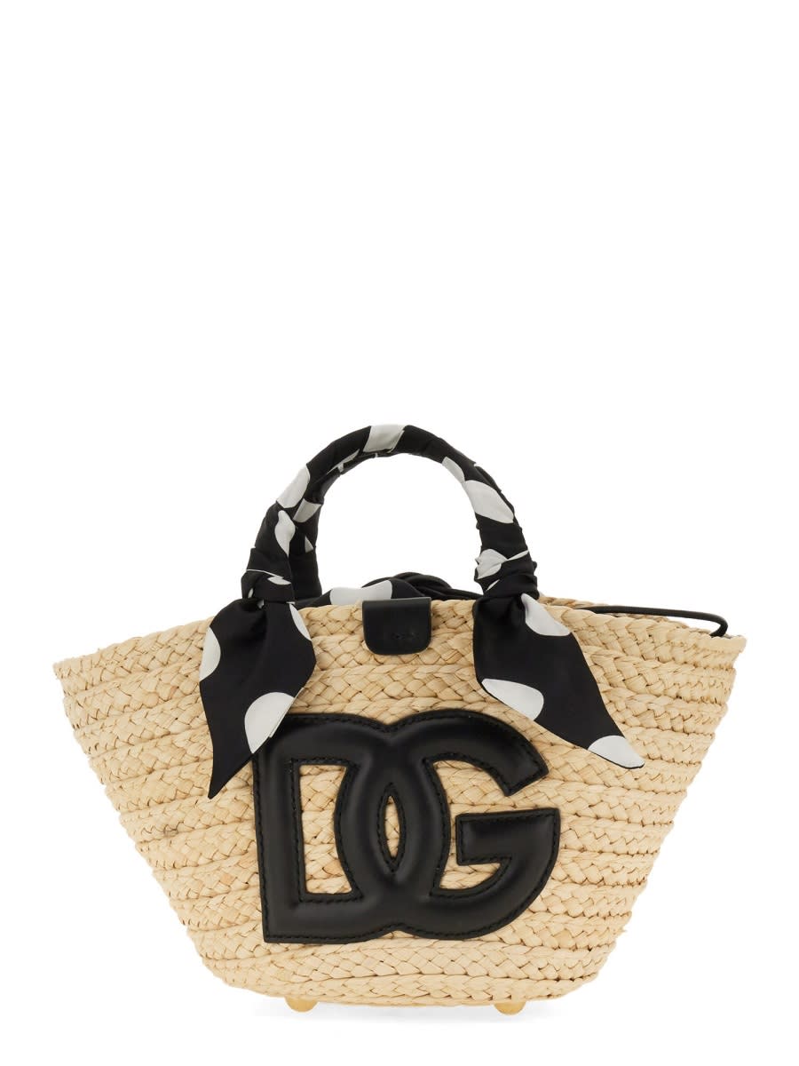 Shop Dolce & Gabbana Kendra Shopping Bag In Neutrals