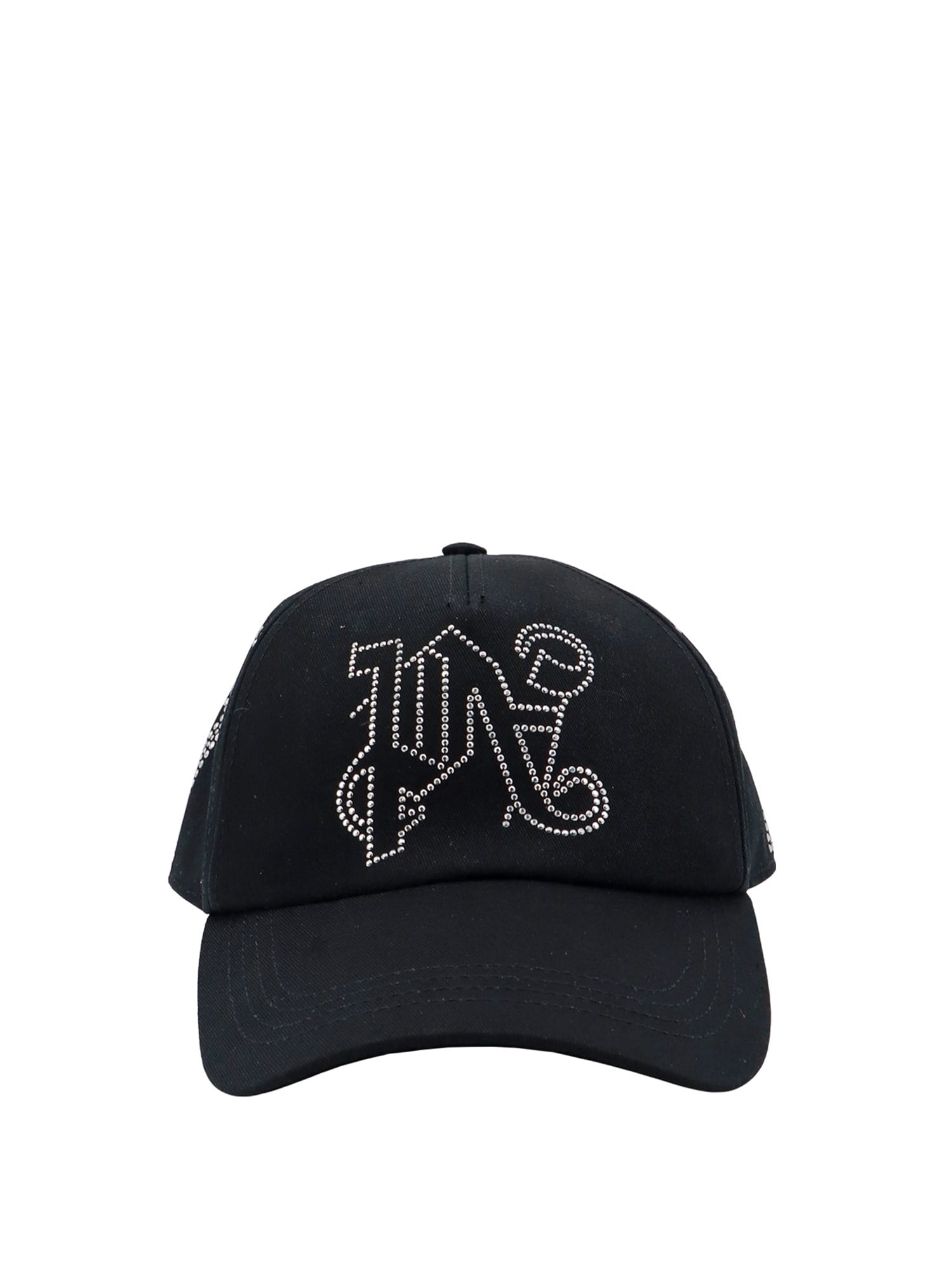 Palm Angels Baseball Cap In Black
