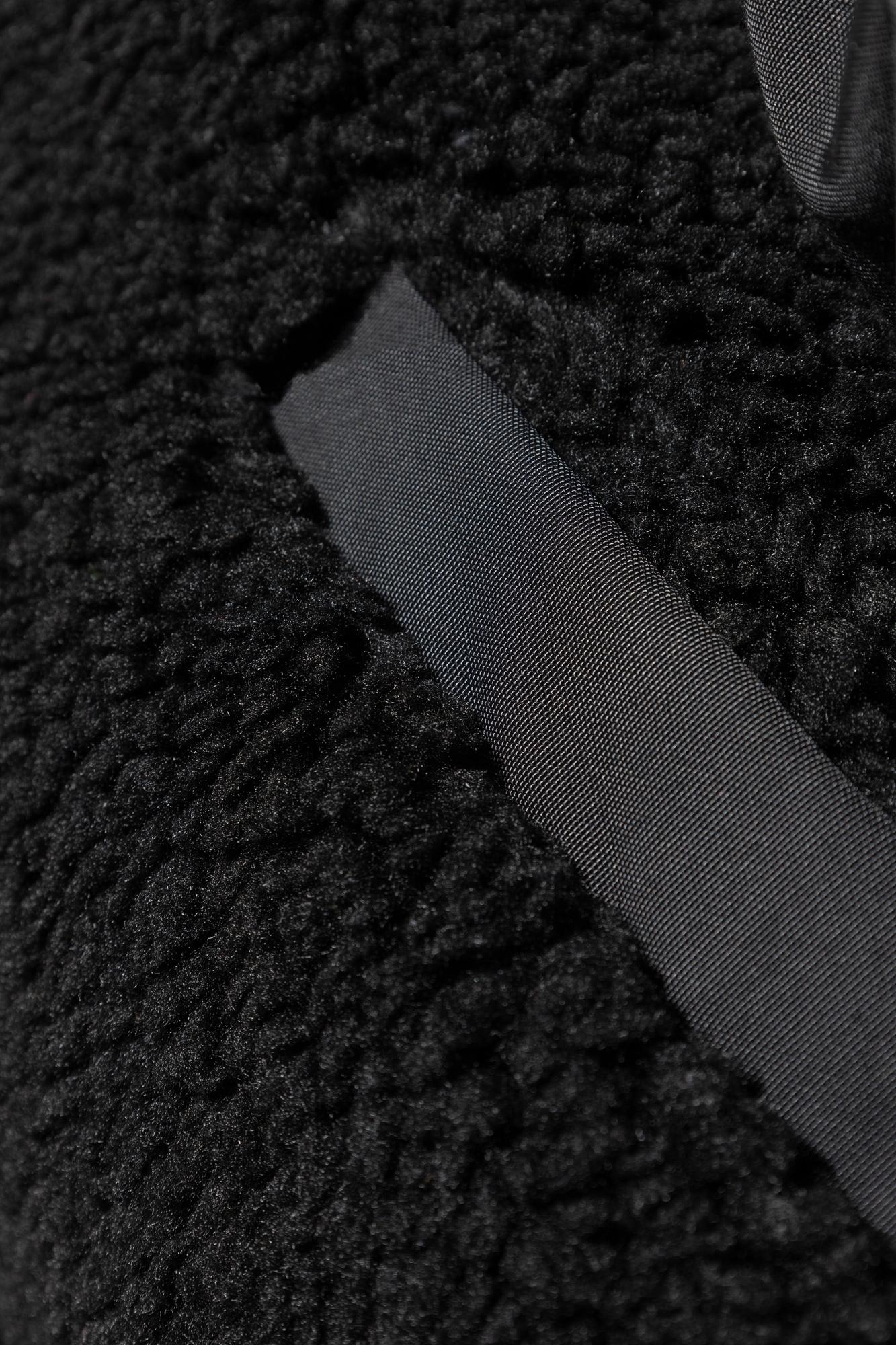 Dsquared2 Fleece Sweatshirt With A Stand-up Collar In Black