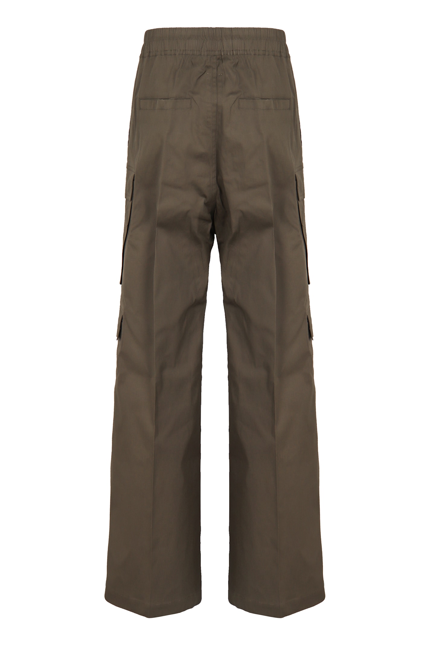 Rick Owens Cotton Cargo-trousers In Green
