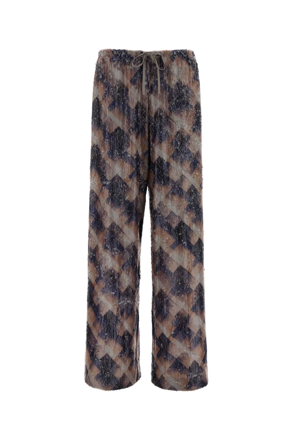 Dries Van Noten Embellished Viscose Puvis Wide-leg Pant In Multi