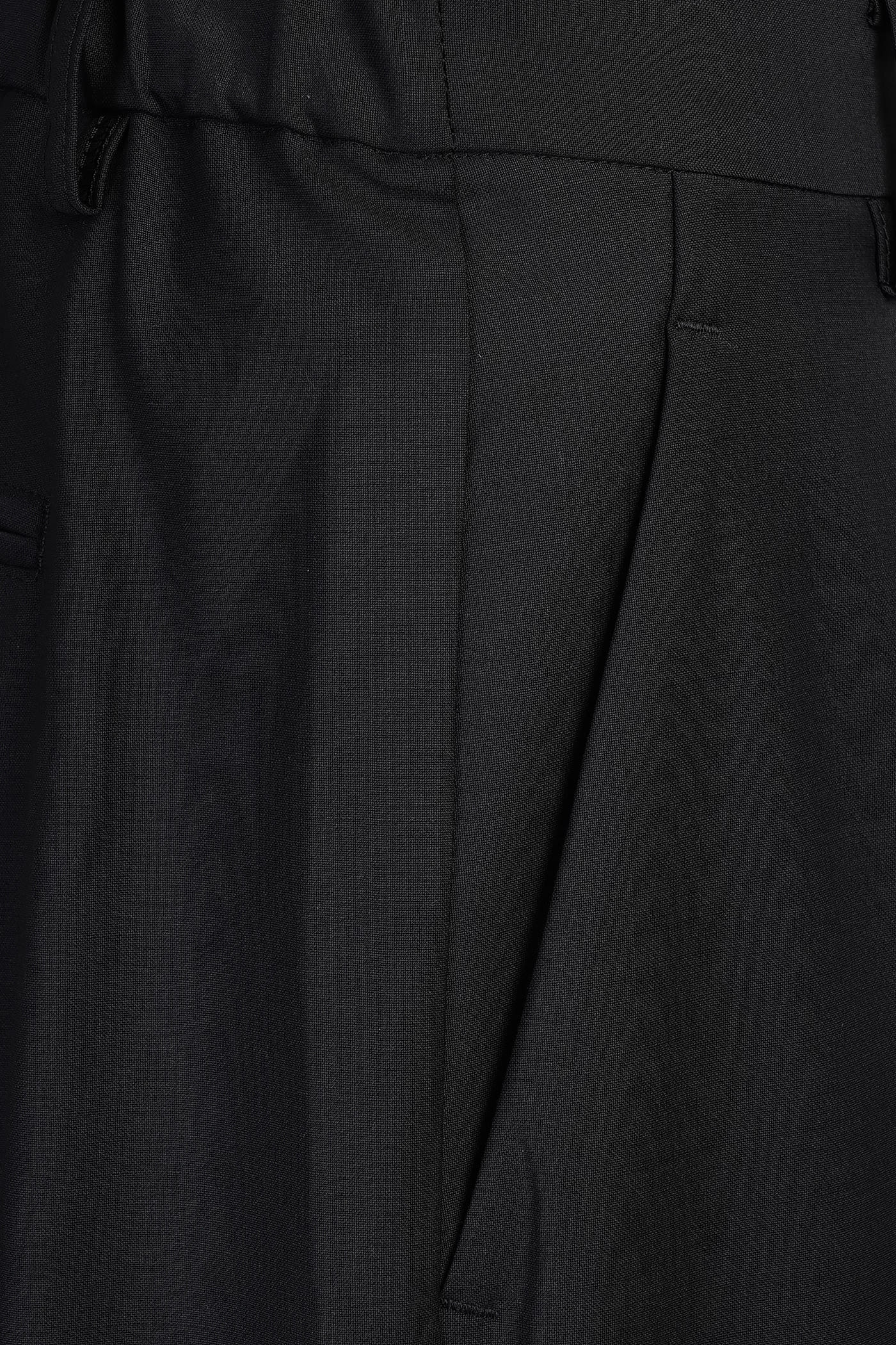 Attachment Pants In Black Polyamide Polyester In Black