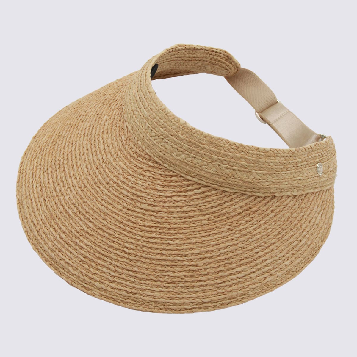 Helen Kaminski Versatile Hat With Adjustable Strap And Woven Texture In Brown