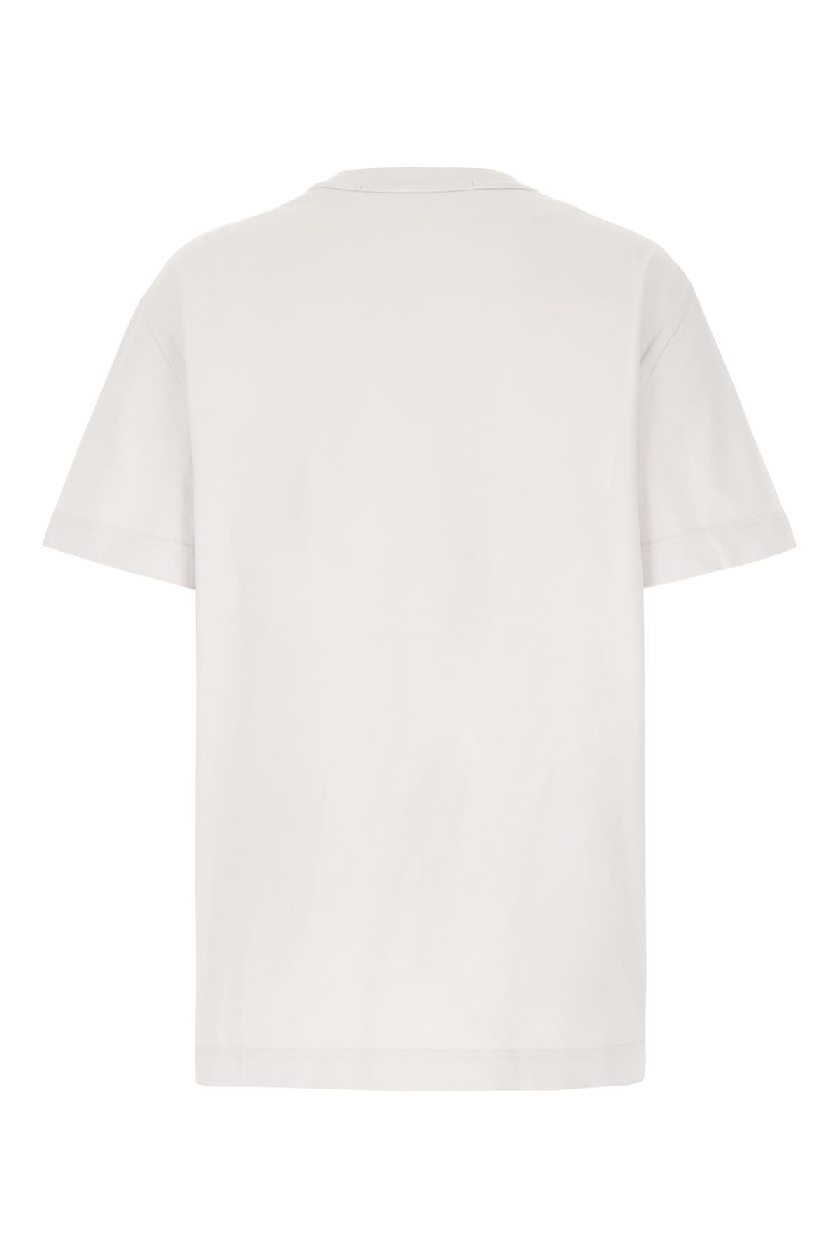 Alexander Wang White Cotton T-shirt In Gunsmoke