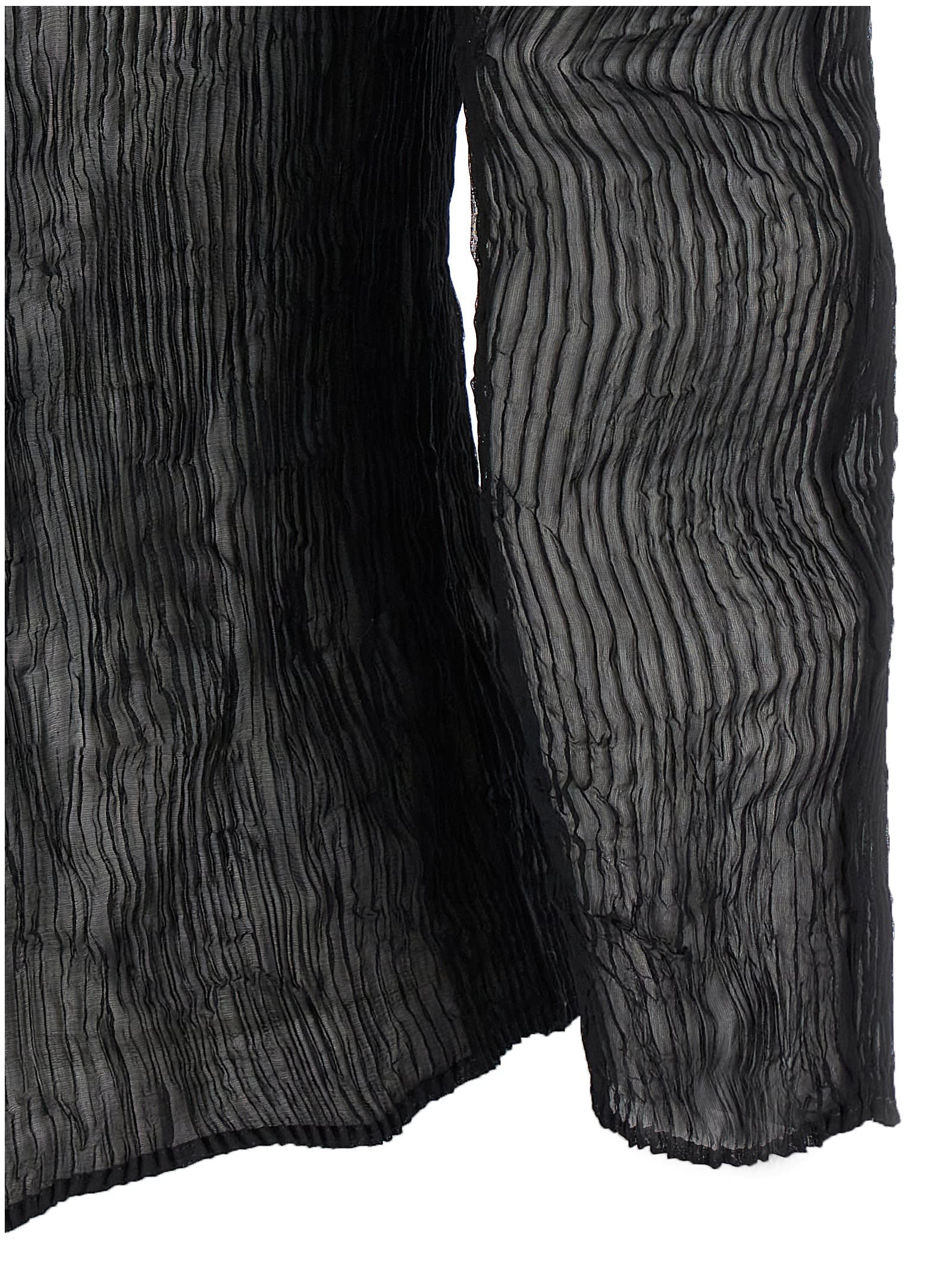 Issey Miyake Chiffon Twist-56 Sweaters And Cardigans Black