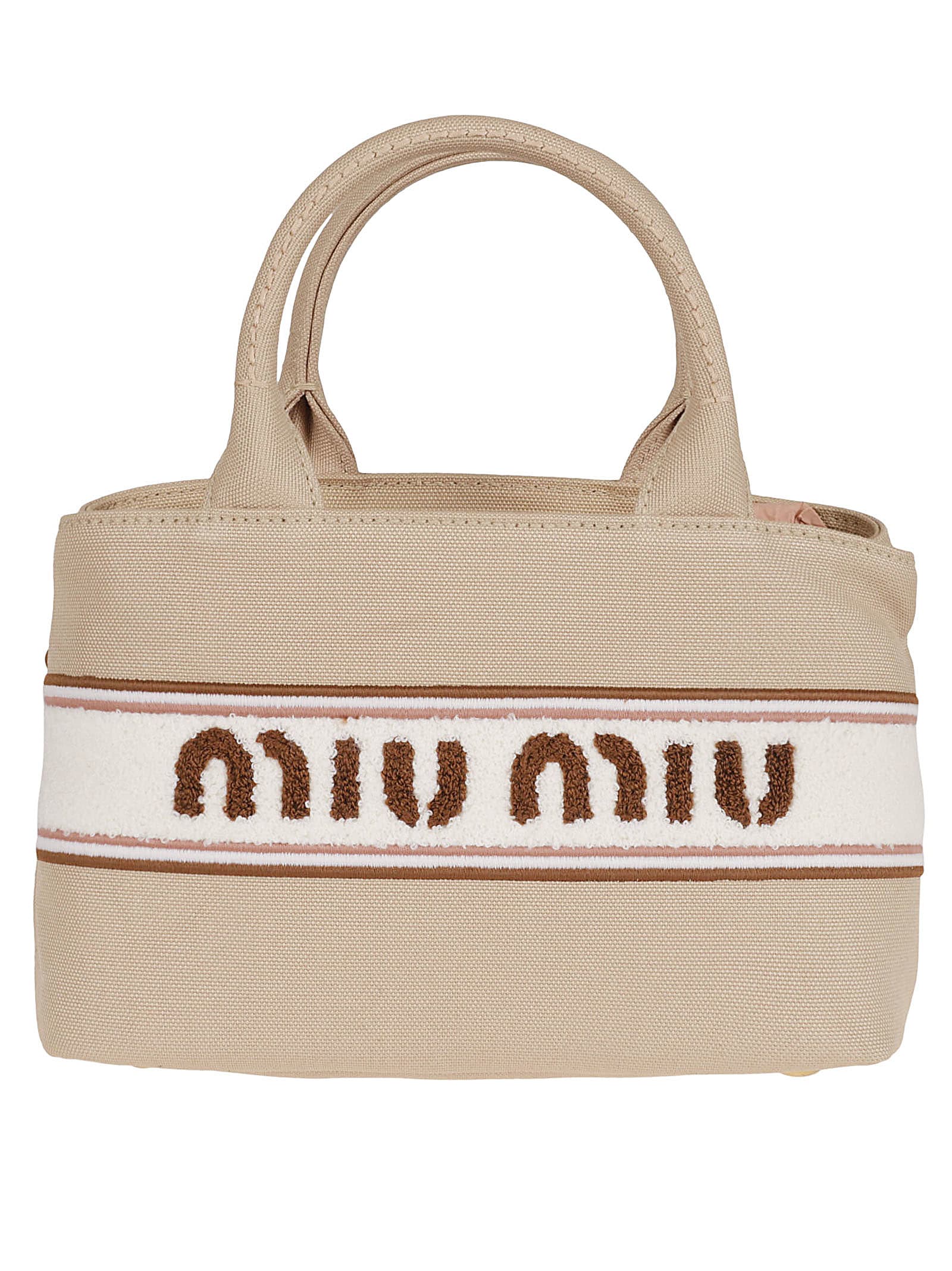 Miu Miu Logo Detail Tote