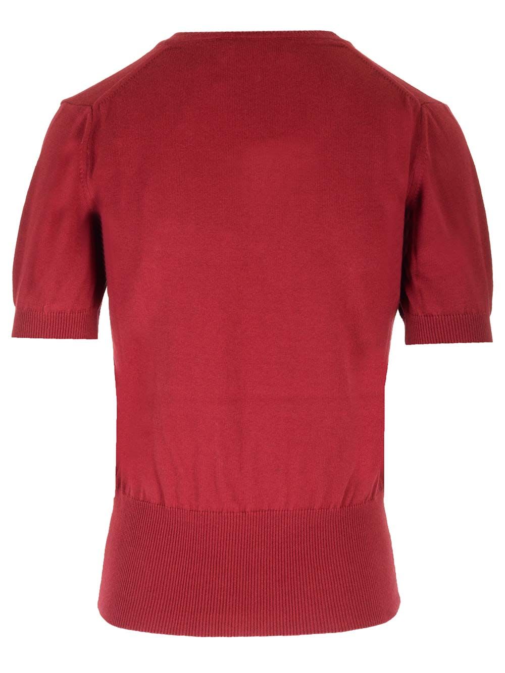 Shop Vivienne Westwood Bea Top In Bordeaux