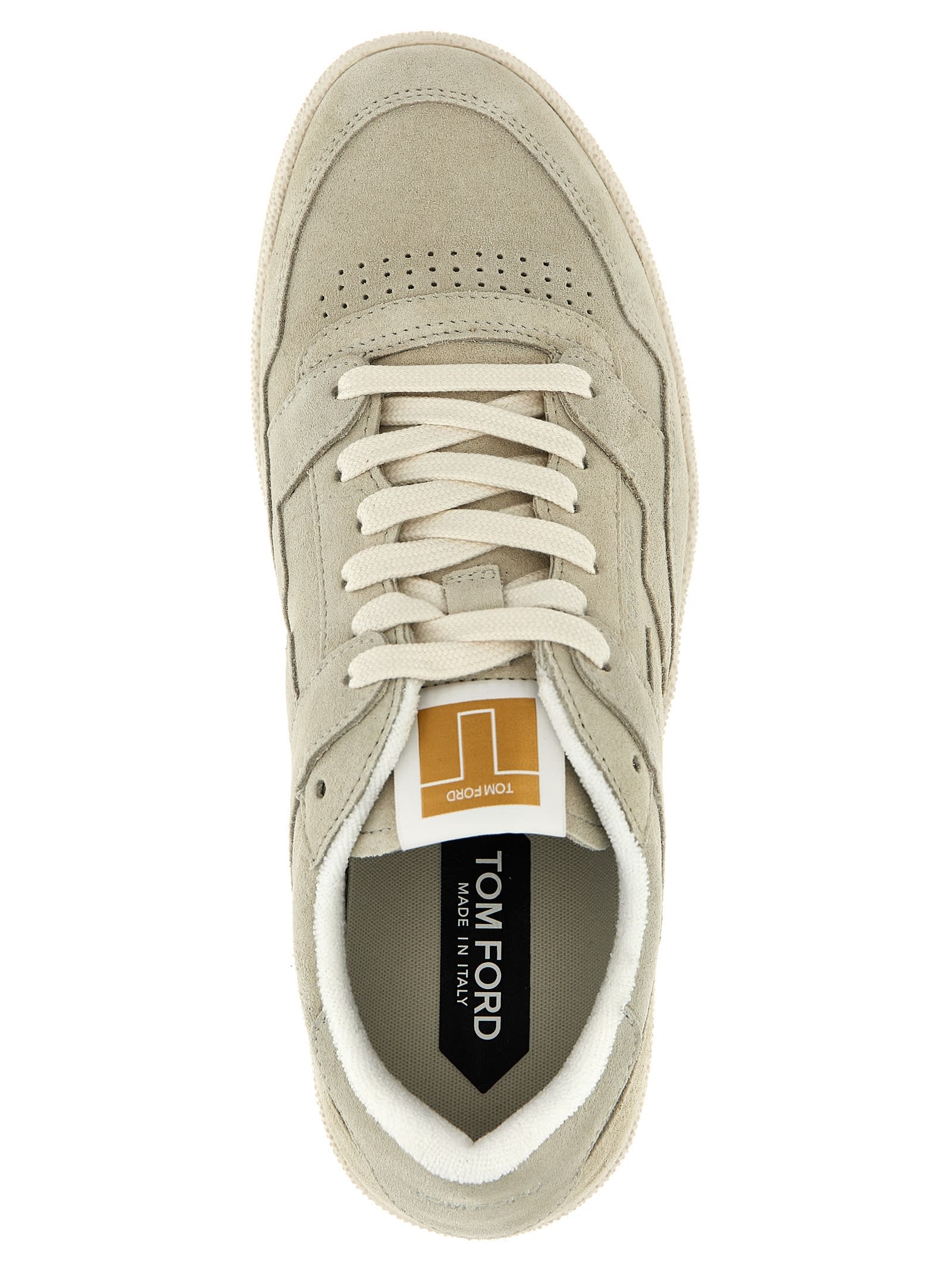 Shop Tom Ford Jake Sneakers In Gray