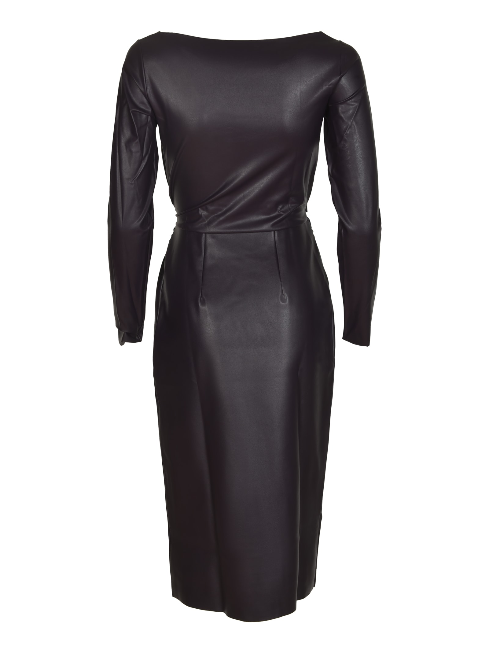 Shop La Petit Robe Di Chiara Boni Camelia Dress In Pomace