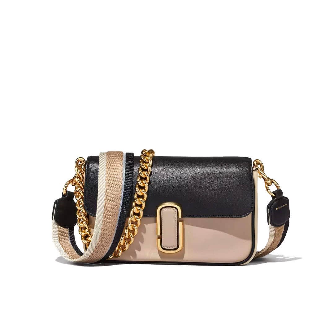 Marc Jacobs The J Marc Beige Black Crossbody Bag ModeSens