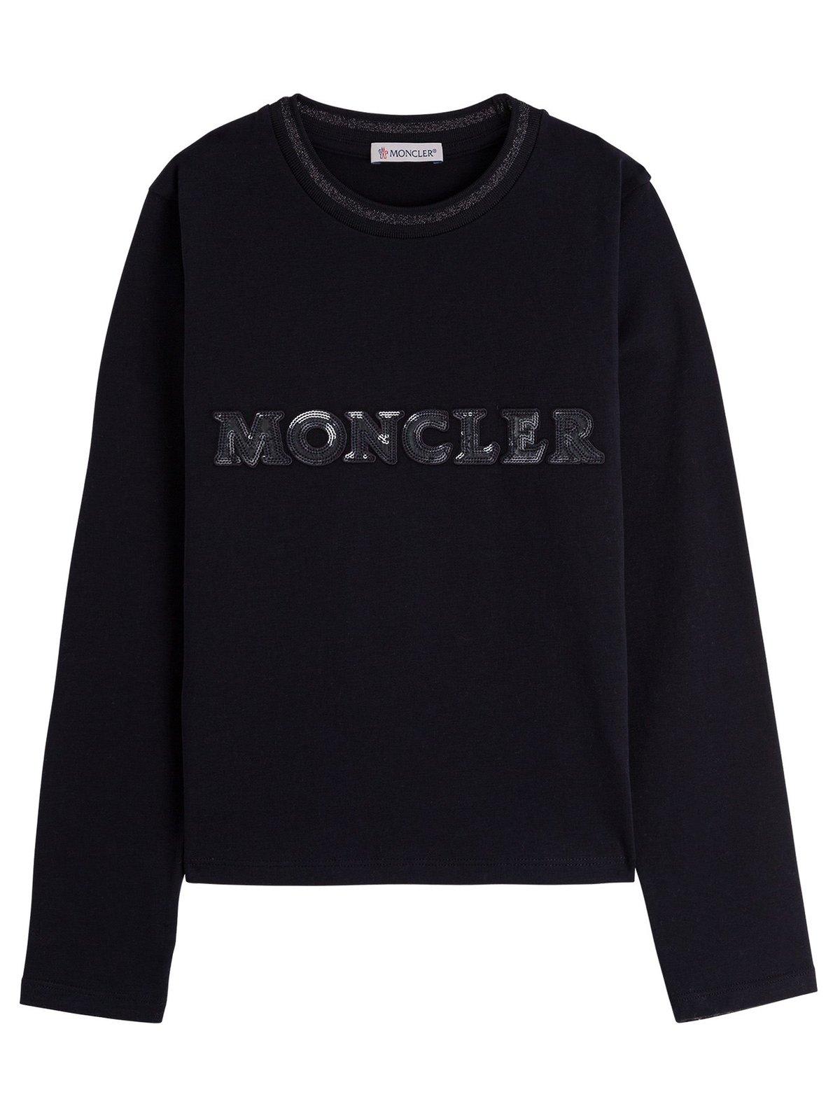 Moncler Sequin Logo Sweatshirt